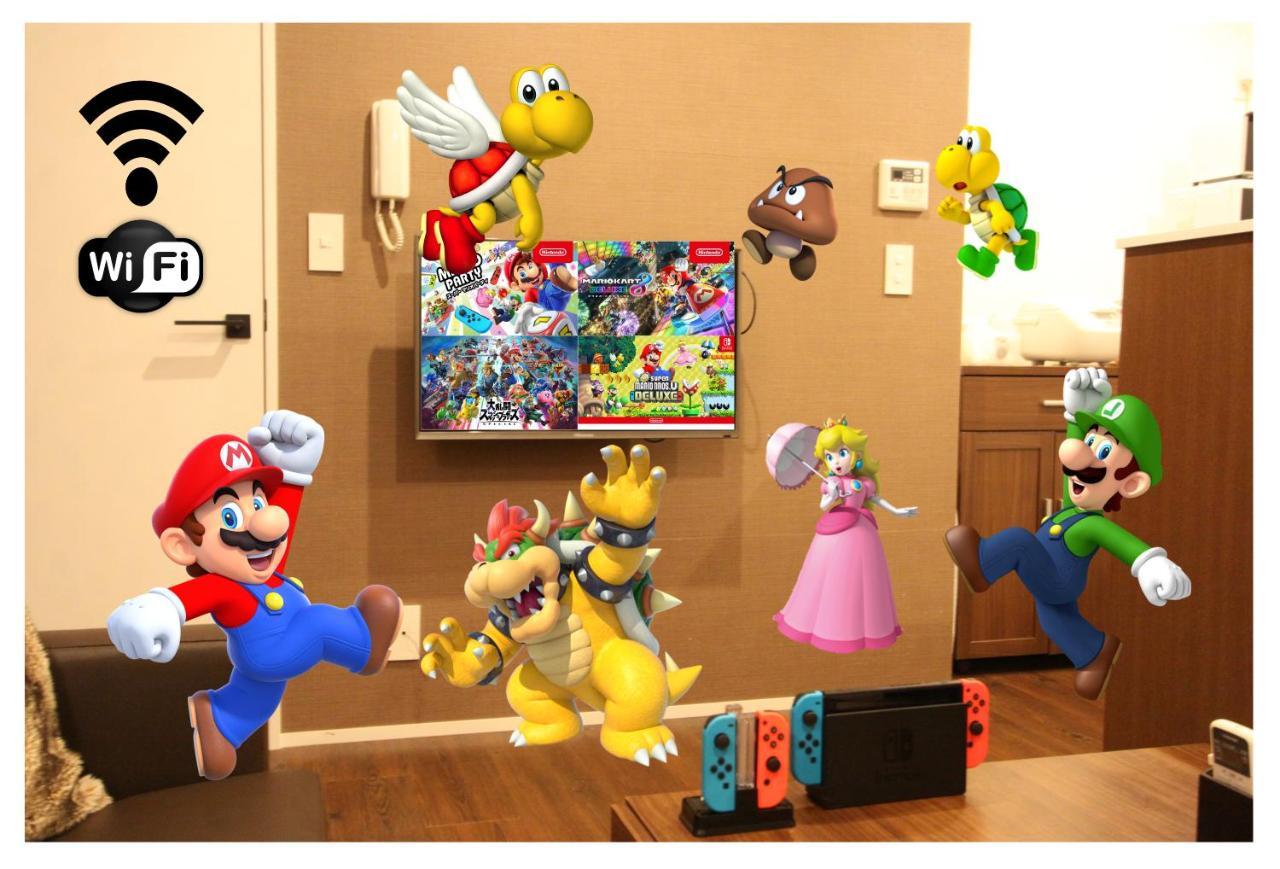 公寓 #3南海なんば駅より徒歩８分/wi-fiあり/nintendo Switchあり/４ベッド 大阪